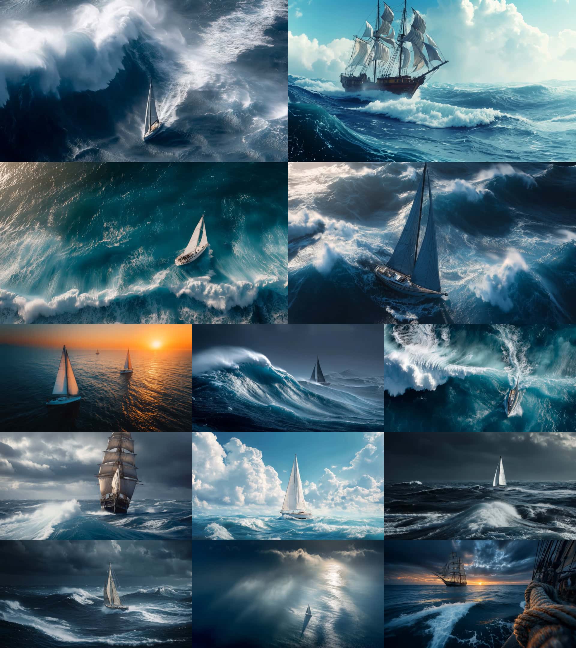 帆船扬帆起航乘风破浪企业年会背景视频预览