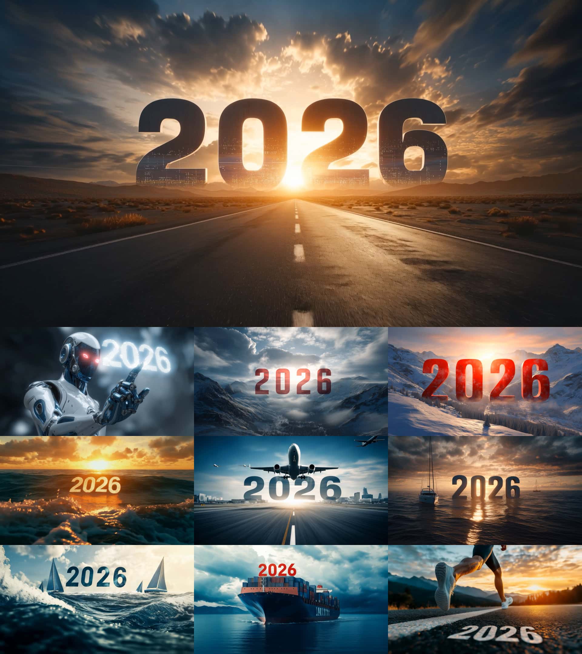 强烈未来感2026年科技创新数字化概念图片.