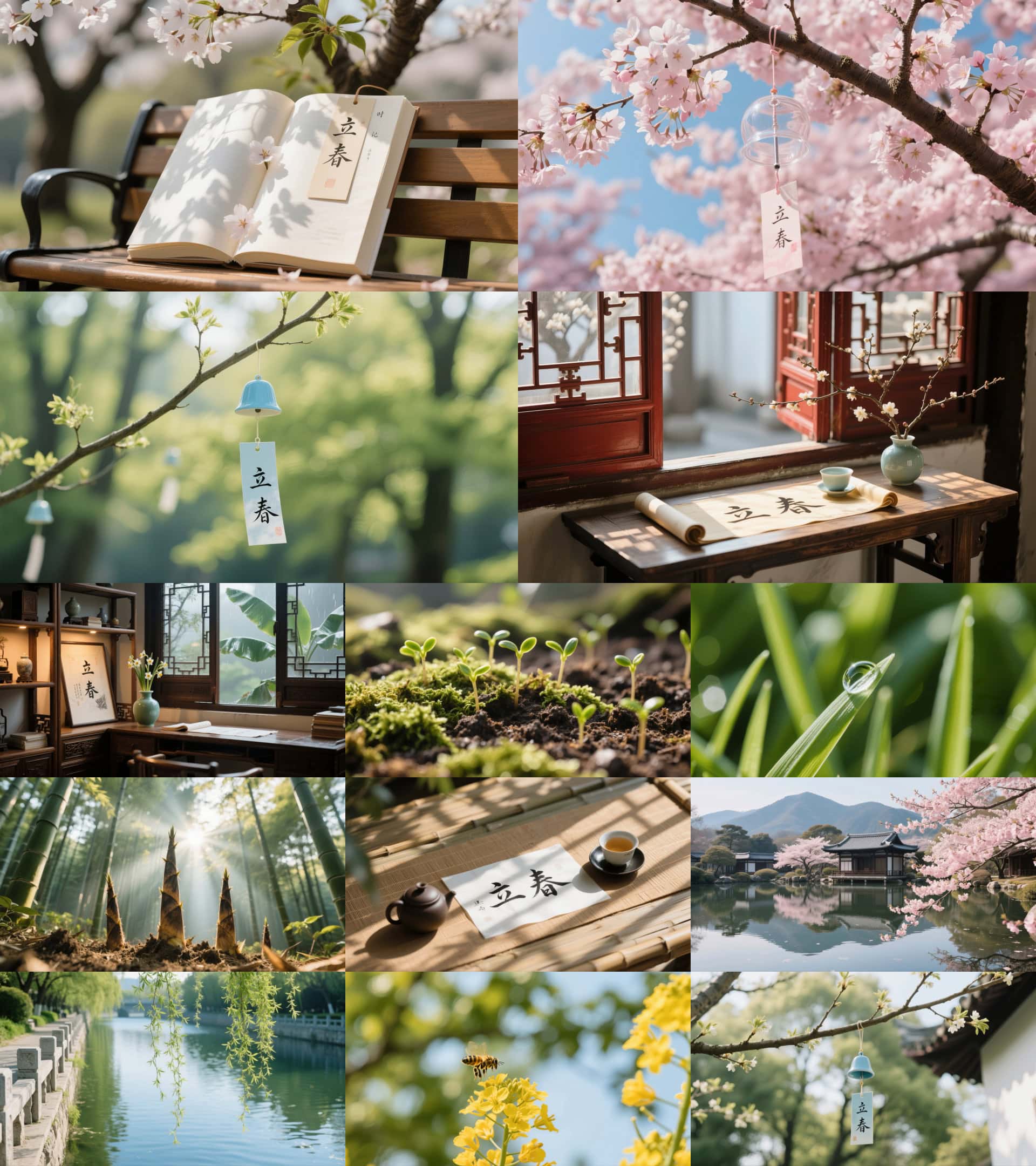 立春节气视频素材春暖花开万物复苏